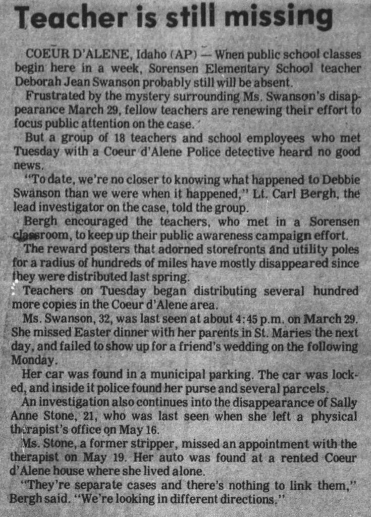 deborah jean swanson vanished