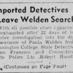 Paula Welden disappearance